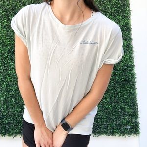 Lululemon | Mint branded tee